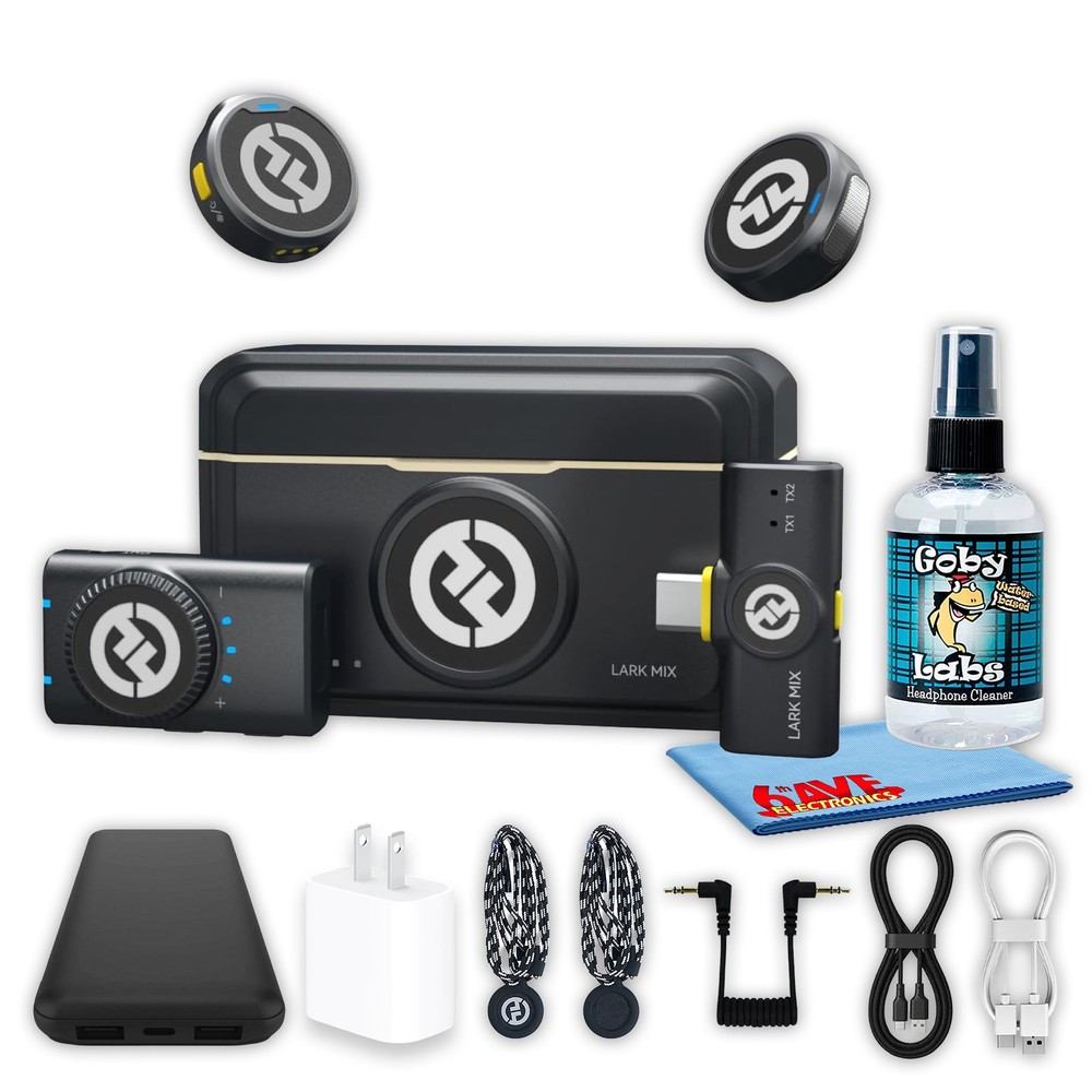 Hollyland LARK M2 Mini Combo Wireless Microphone 2 Person Bundle