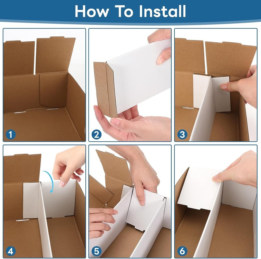Trading Card Storage Box, 3120 Count, 6 Set