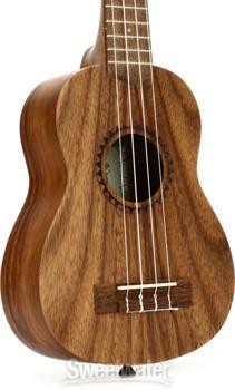 Kala Teak Soprano Ukulele - Natural