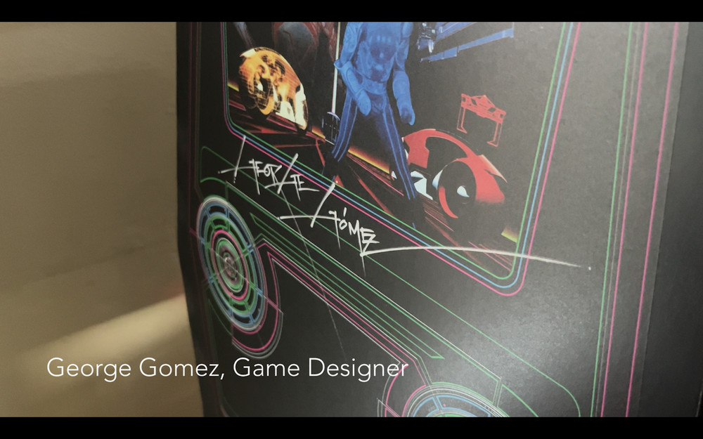 TRON Arcade, HALF SCALE Autographed by Bruce Boxleitner