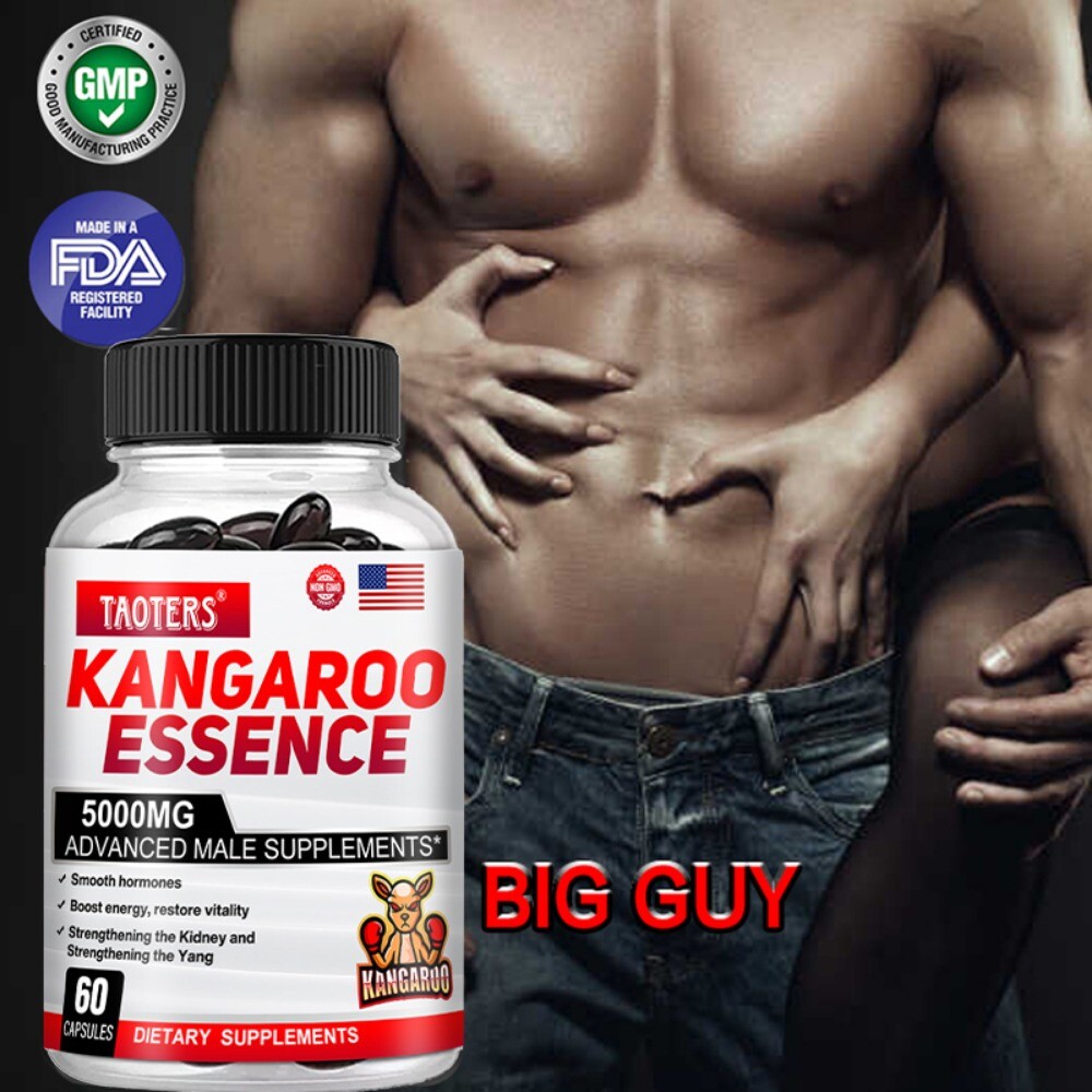 Testosteron Booster Kangaroo Meat, Maca 5000mg 60 Caps HIGHEST POTENCY