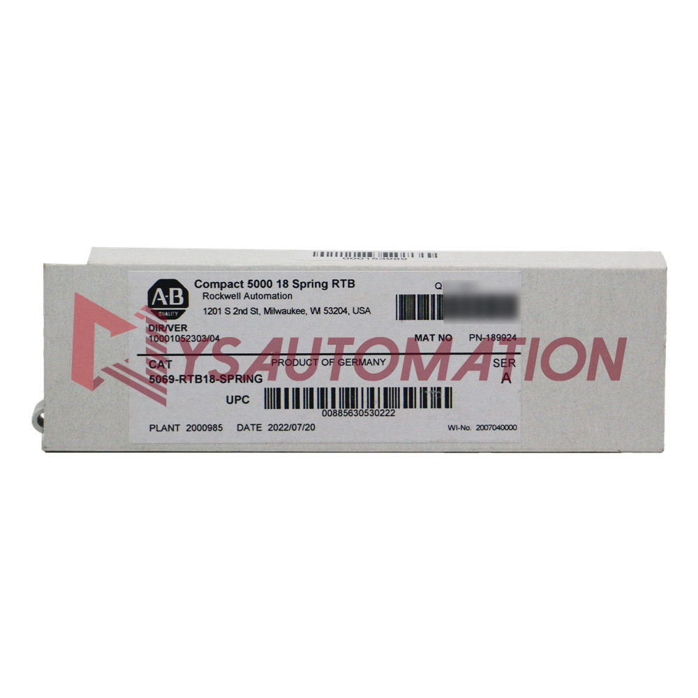 NEW 5069-RTB18-SPRING Allen Bradley SER A Compact 5000 18 Spring RTB