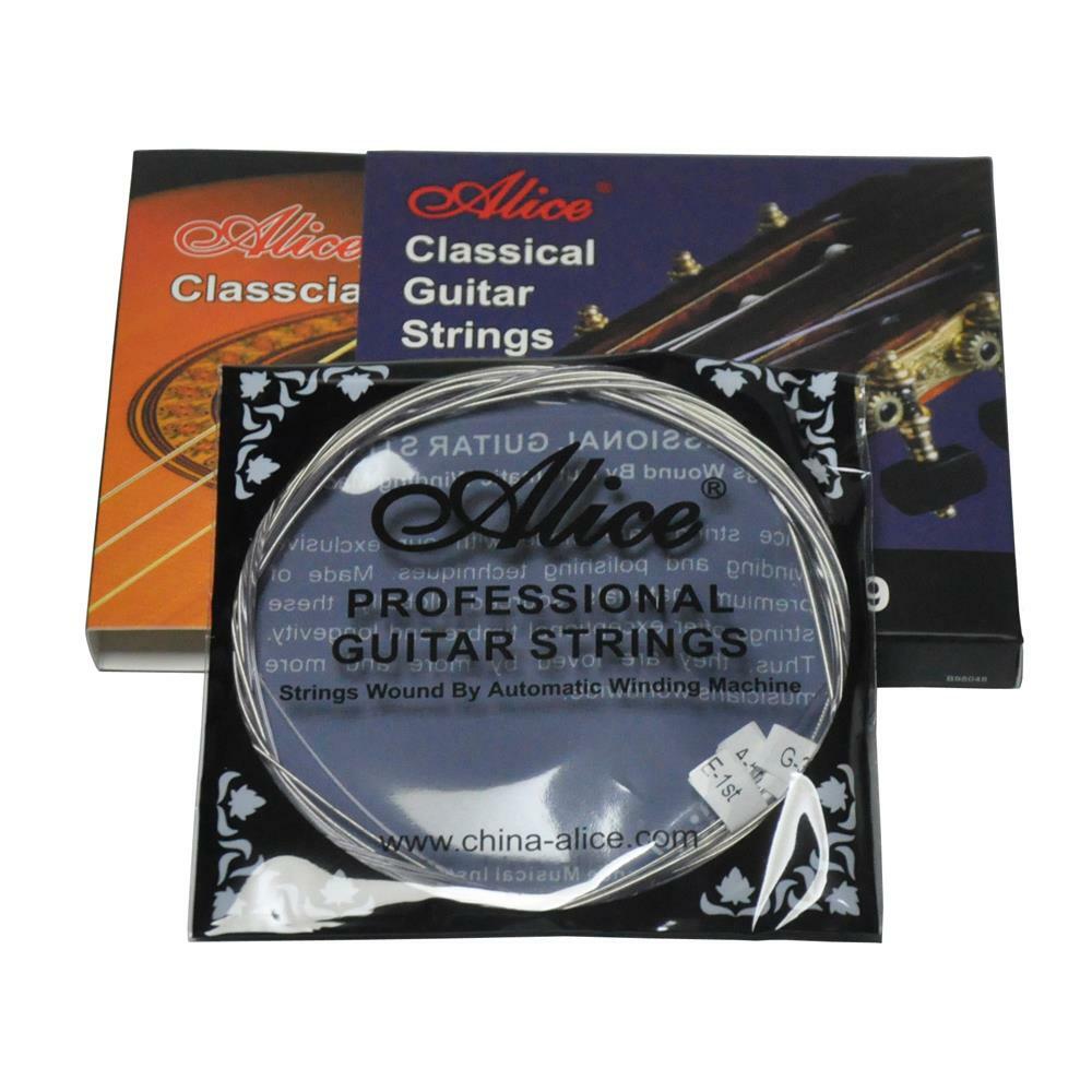 5Sets Alice Classical Guitar Strings H Tension Titanium Nylon Silver Plated 139H