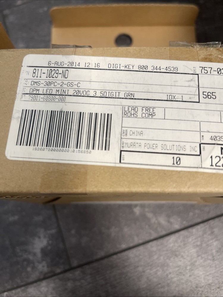 (5)Datel Digital Panel Meters