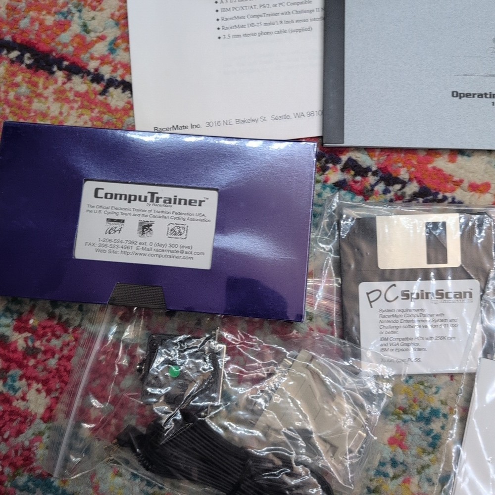 RacerMate CompuTrainer Pc1 Version, 8001/2 Software, 3D, Spinscan Etc