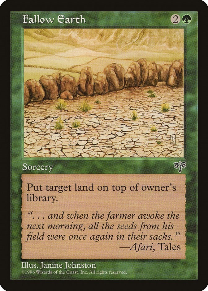 Fallow Earth Mirage N/A MTG MP