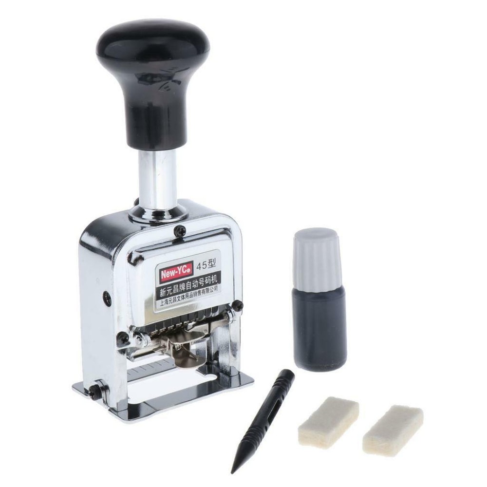 Heavy-Duty 6-Position Automatic Numbering Machine Graffiti Machine