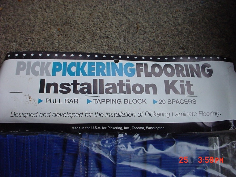 Pickering Flooring Installation Kit with Tapping Block Pull Bar 20 Spacers
