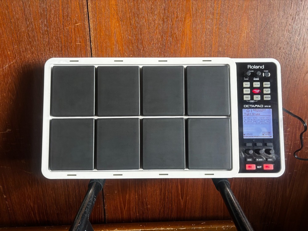 Roland Octapad SPD-30 White Percussion Controller w/ power supply