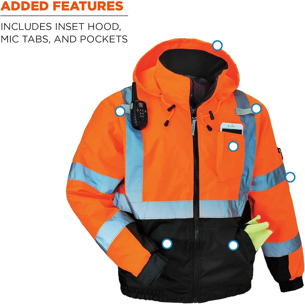 Hi Vis Bomber Safety Jacket