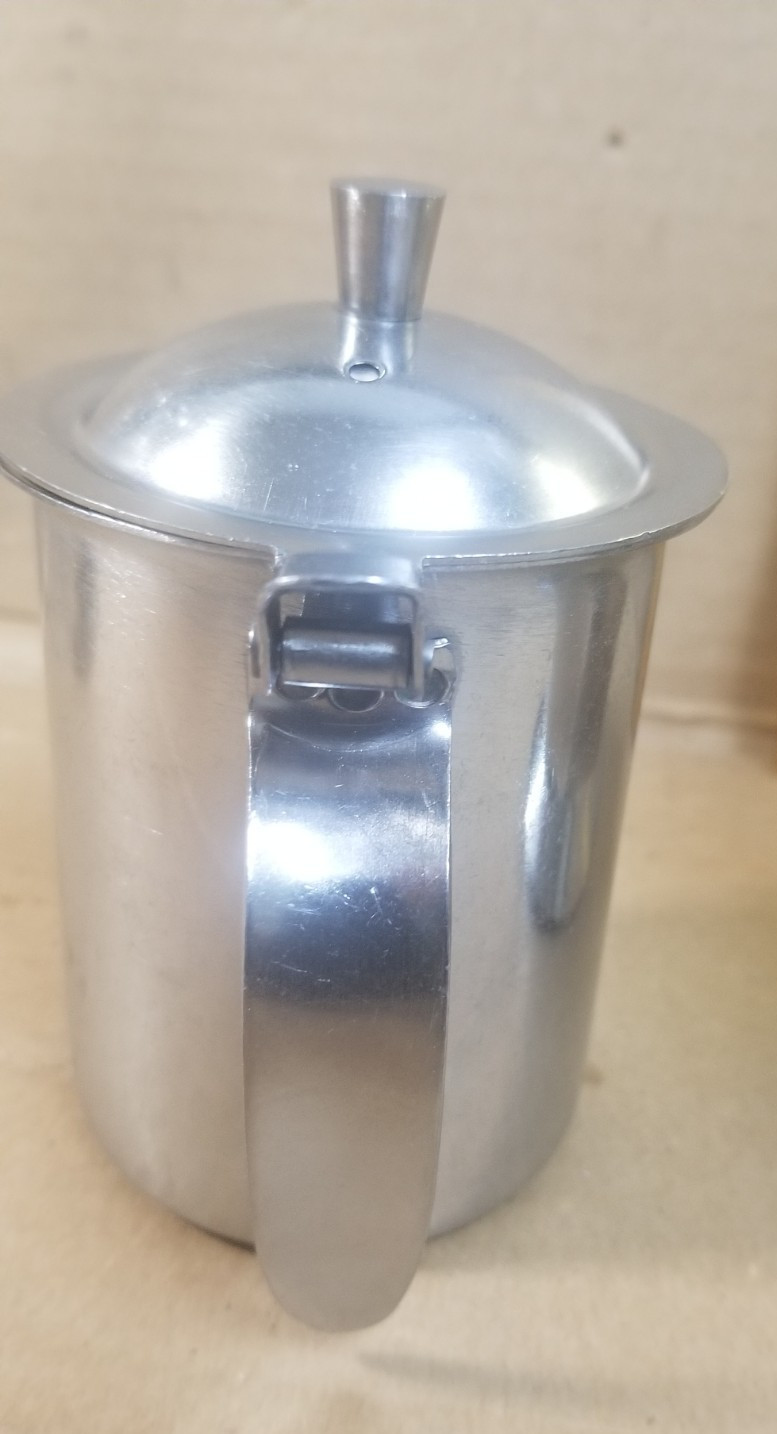 3 POLAR 133 HALCO S-202 Stainless Steel Creamer Cups