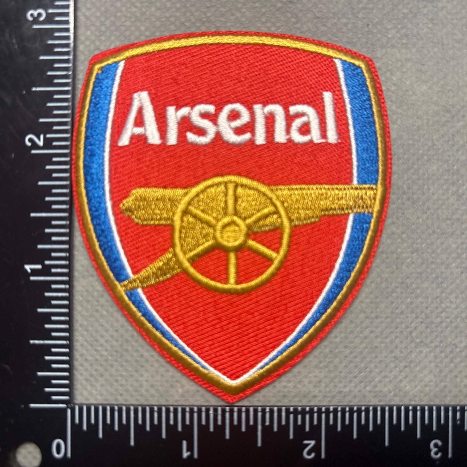 ARSENAL FC IRON ON EMBORIDERED PATCH. EPL ENGLISH PREMIER LEAGUE SOCCER