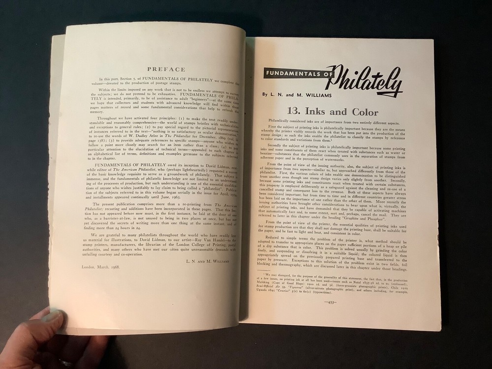 FUNDAMENTALS OF PHILATELY Vols 3-5 1964-68 APS Generously Illustrated Softcover