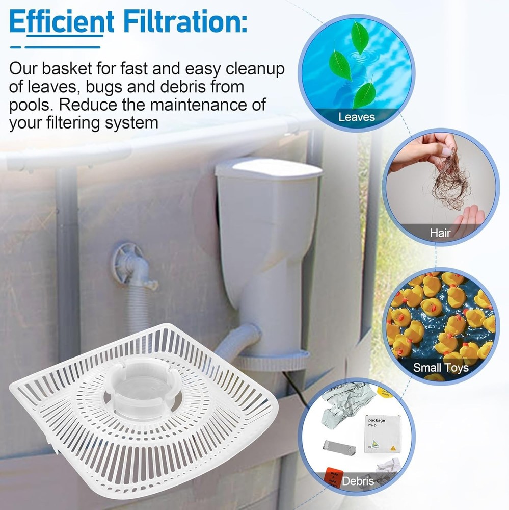 Skimmer Strainer Basket Compatible with Summer Waves SFX Pool Pump - Replace ...