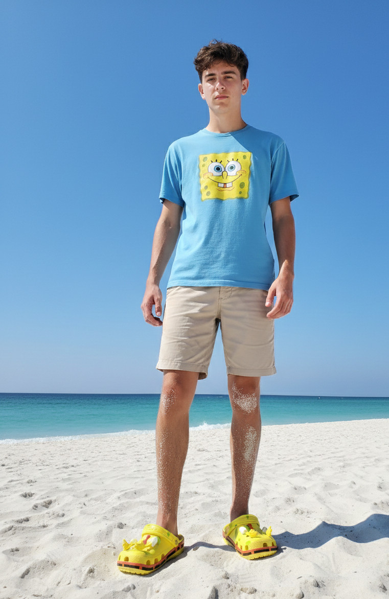 SpongeBob Crocs Cartoon Sandals Clogs Comfort Summer Beach Shoes