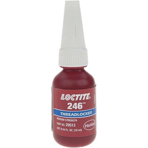 Loctite 196508 246 Threadlocker: Blue Liquid, 10 mL Bottle Medium Strength