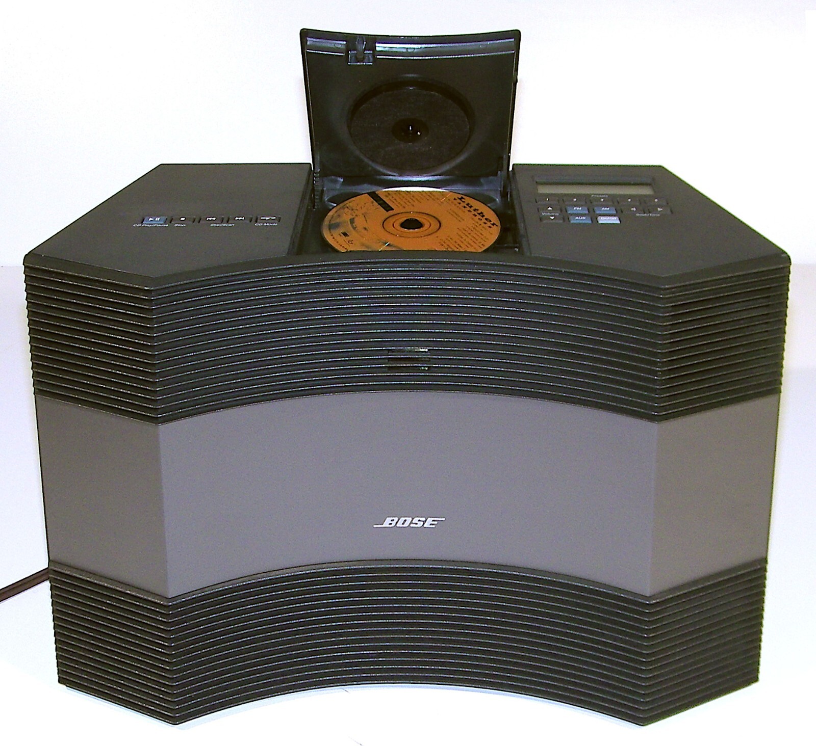 🔥【PRO SERVICED】Bose Wave CD-3000 Radio/CD~Remote,iPod Cord,Ant+!Black💥GUARANTY