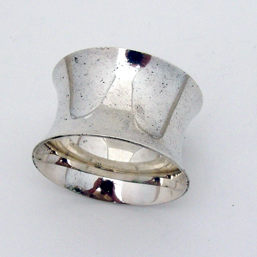 Flared Napkin Ring Reed Barton Sterling Silver Mono Helen