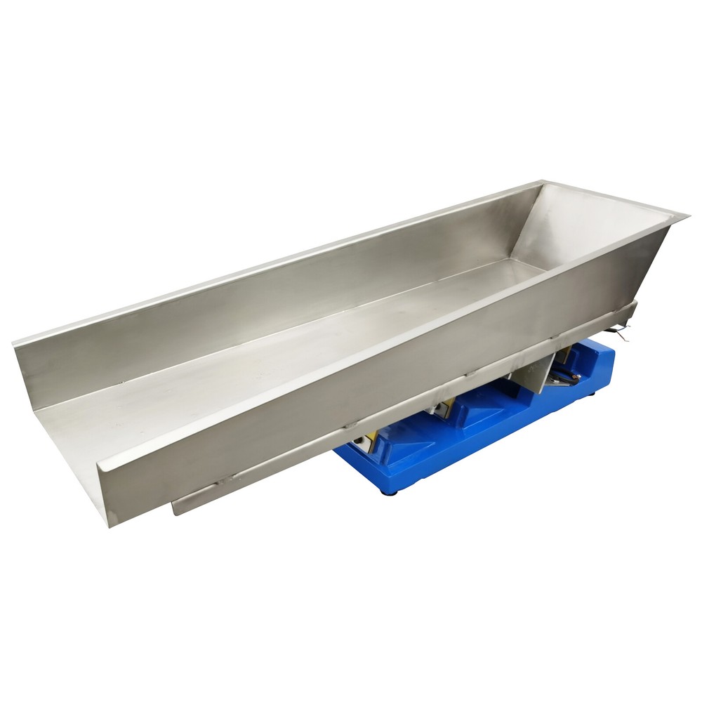 Electromagnetic Vibrating Feeder Shaking Type Material Conveyor 110V 100W