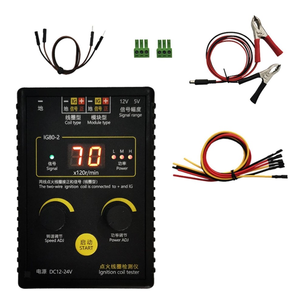 Automobile Ignition Coil Tester Auto Engine Tools Portable Car Ignition Checker