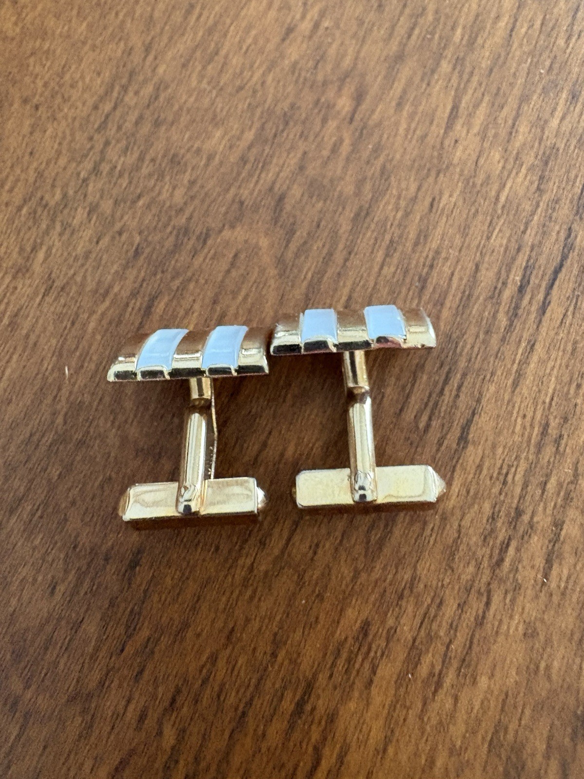 Swank Gold Tone Vintage Cufflinks