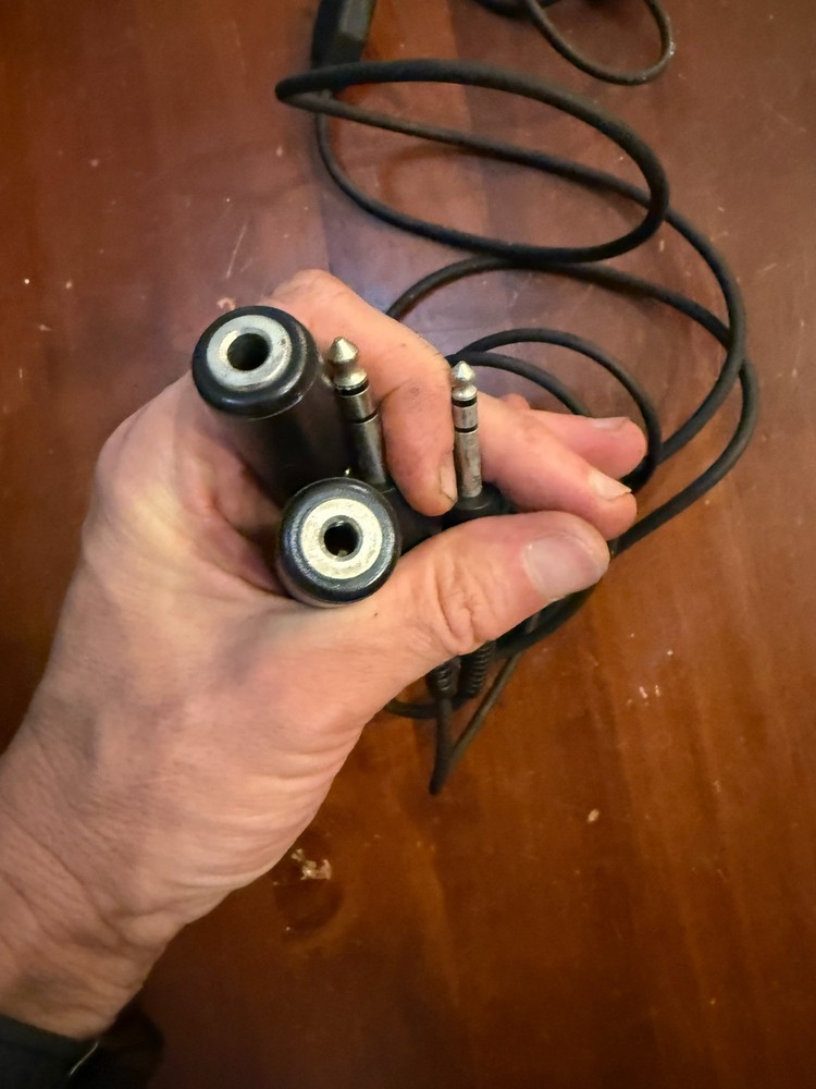 Headset pilot ga cord assembly adaptor long multiple