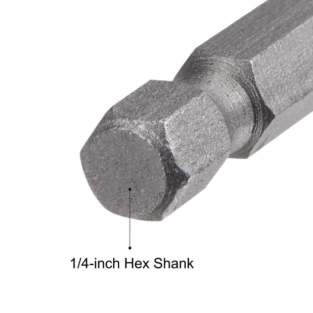 5 PCS 10mm Magnetic Nut Setter Drill Bits 1/4" Quick-Change Nut Driver Bit