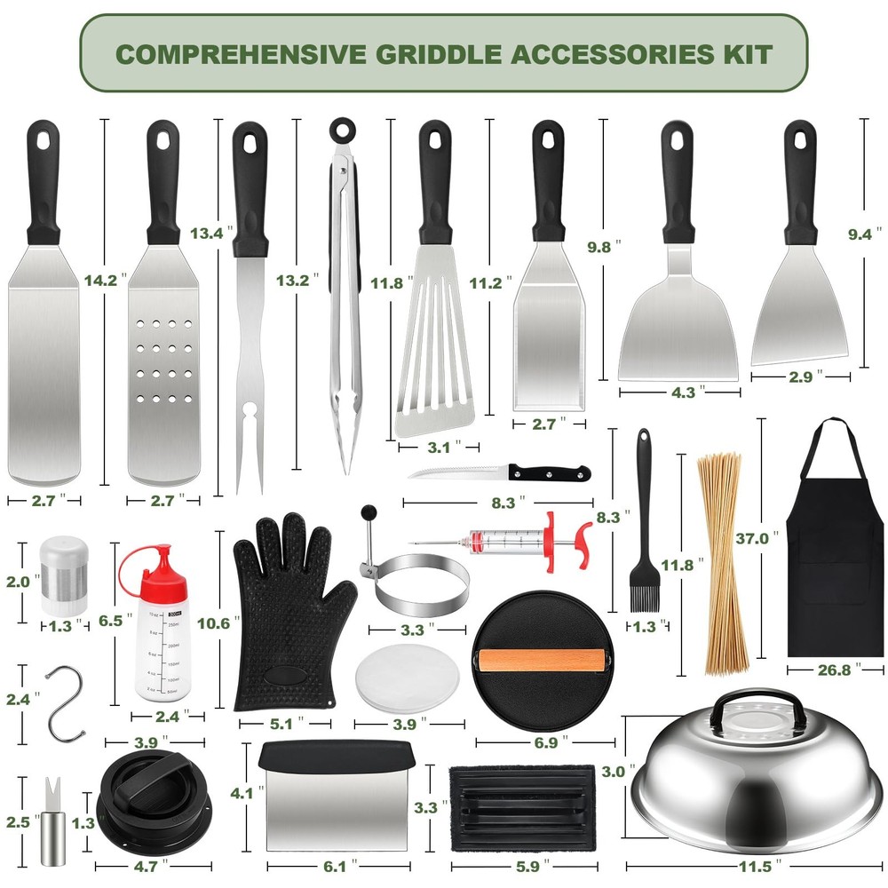 237 Pcs Griddle Accessories Kit For Blackstone Perfect Flat Top Grilling