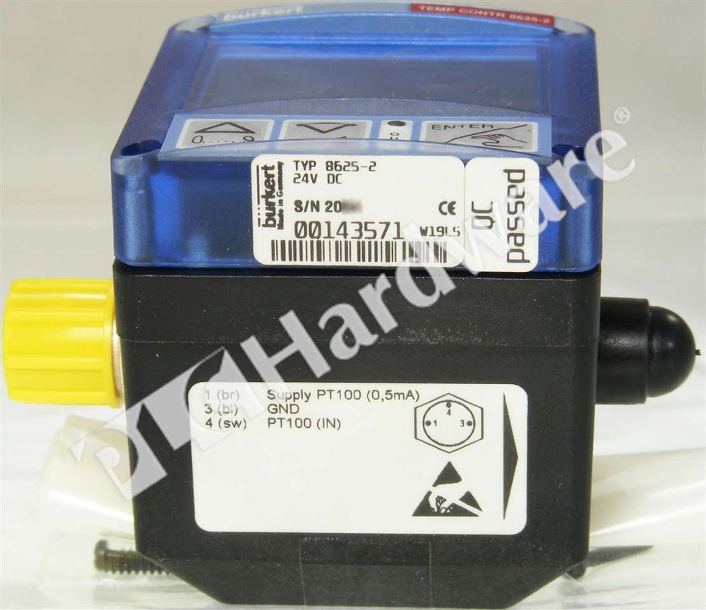New Burkert 8625-2 PI-Controller for Easy Temperature Control 24V DC Qty