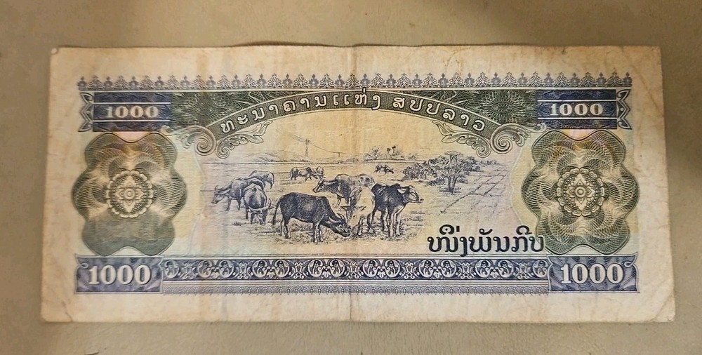 2003 Laos 1000 Kip Note