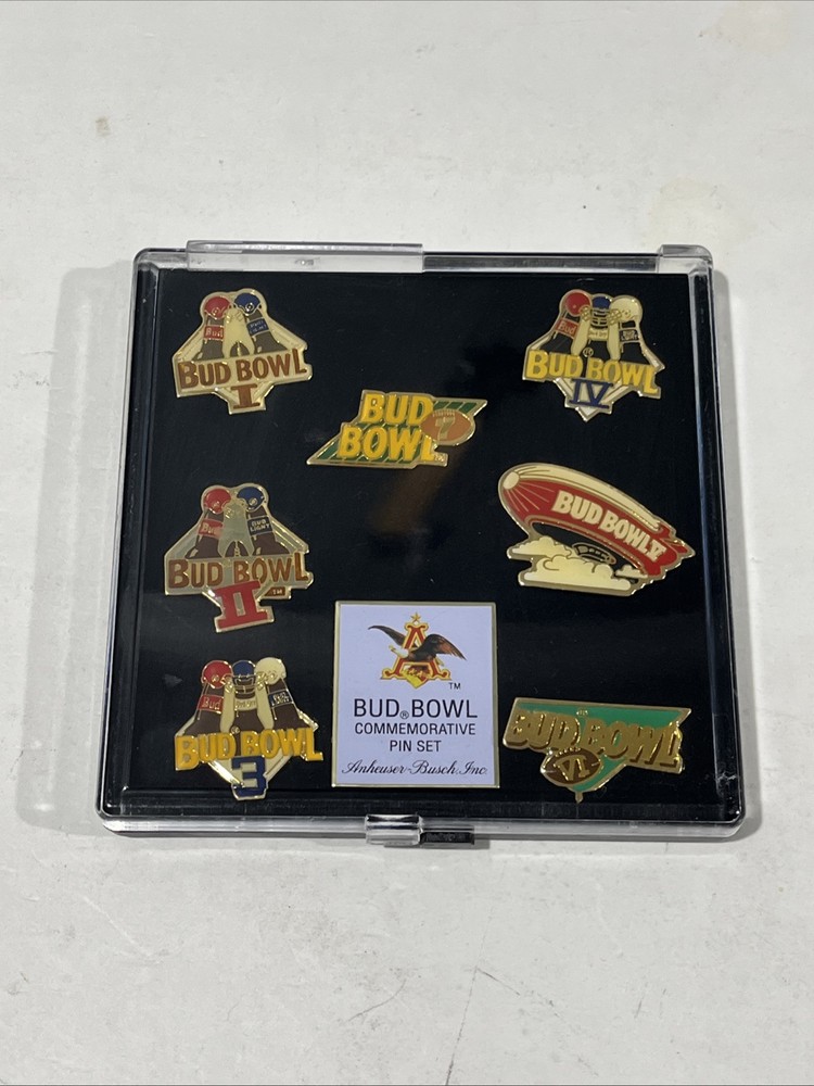 Bud Bowl Commemorative 7 Pin Set