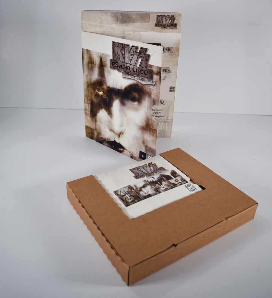 KISS Psycho Circus Nightmare Child Video Game Large Display Box PStanley 2000