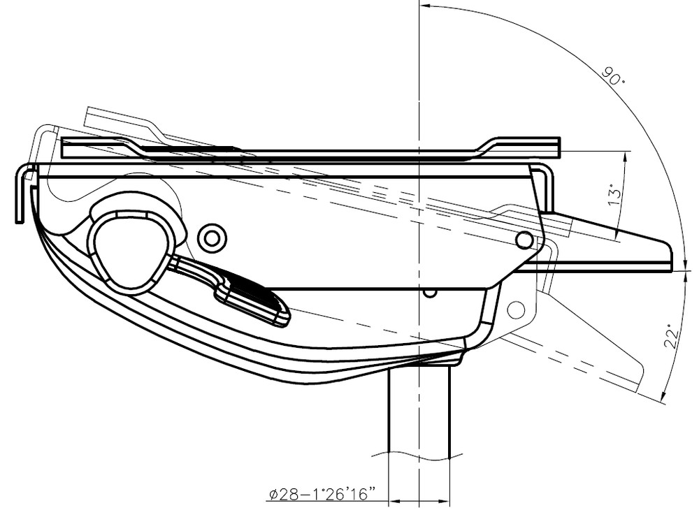 Multi-Function Heavy Duty Chair Tilt Control Mechanism Replacement | S4499
