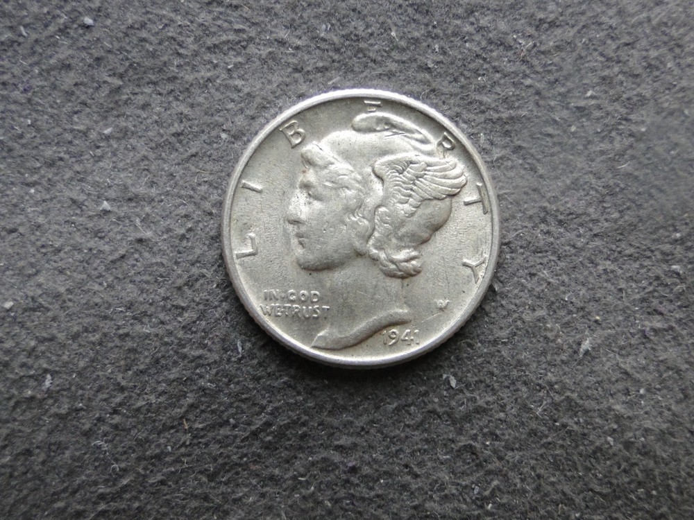 1941  Mercury Dime  26-1487