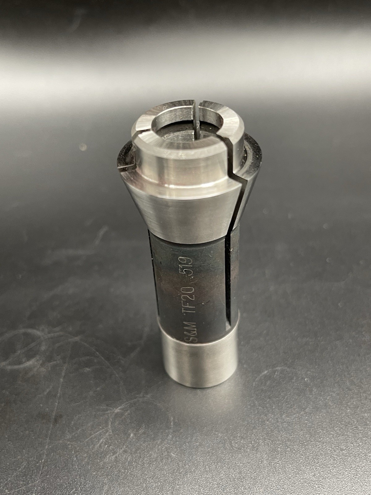 Southwick & Meister S&M TF20 Size .519 (0.519) Steel Collet Grooved Bore TF-20