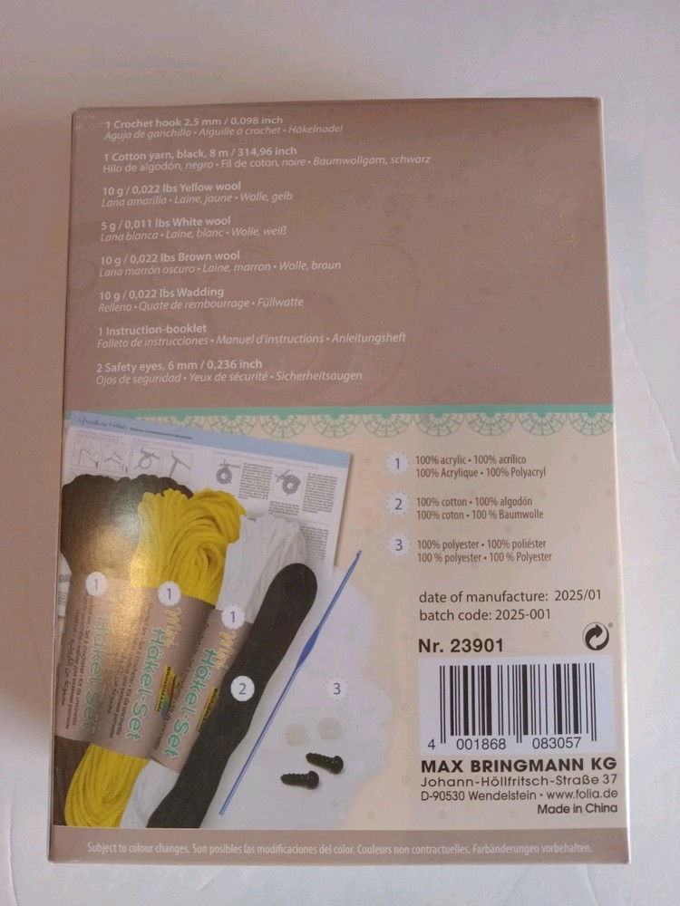 Folia Mini Crochet Kit Lion