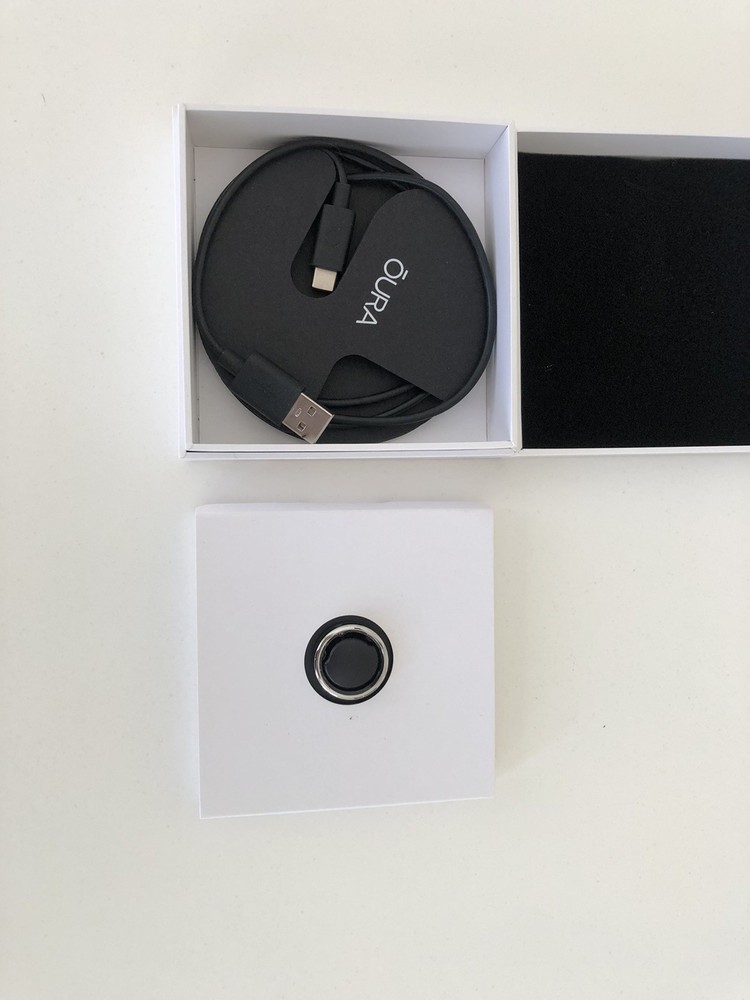 Oura Ring Generation 3 Horizon Silver, Size 9