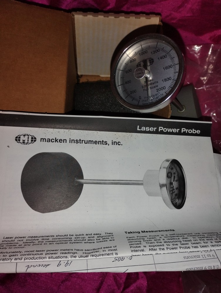 P2000C Laser Power Probe