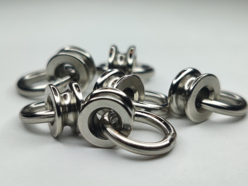 Solid Ring with Welded Grommet for Leaders - SPJigging