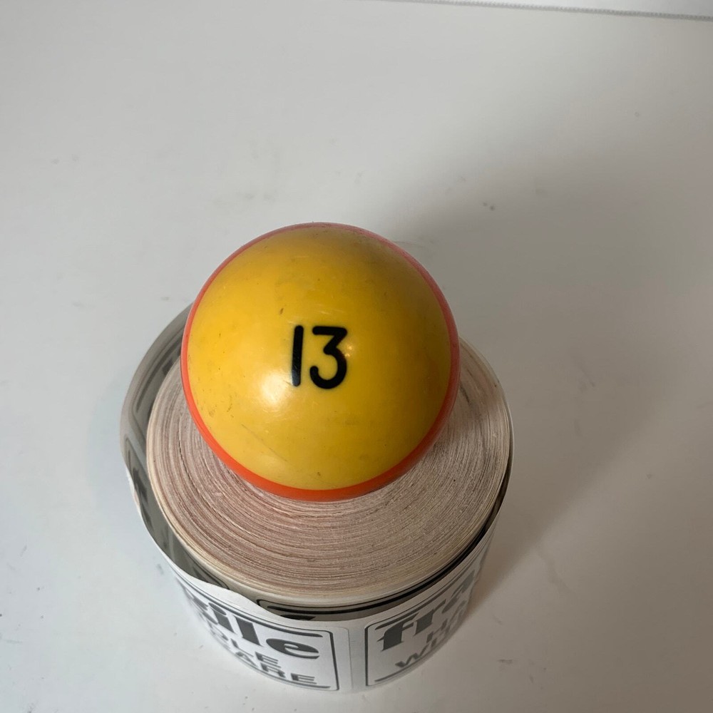 # 13 Orange Single Individual Pool Ball Billiard Replacement