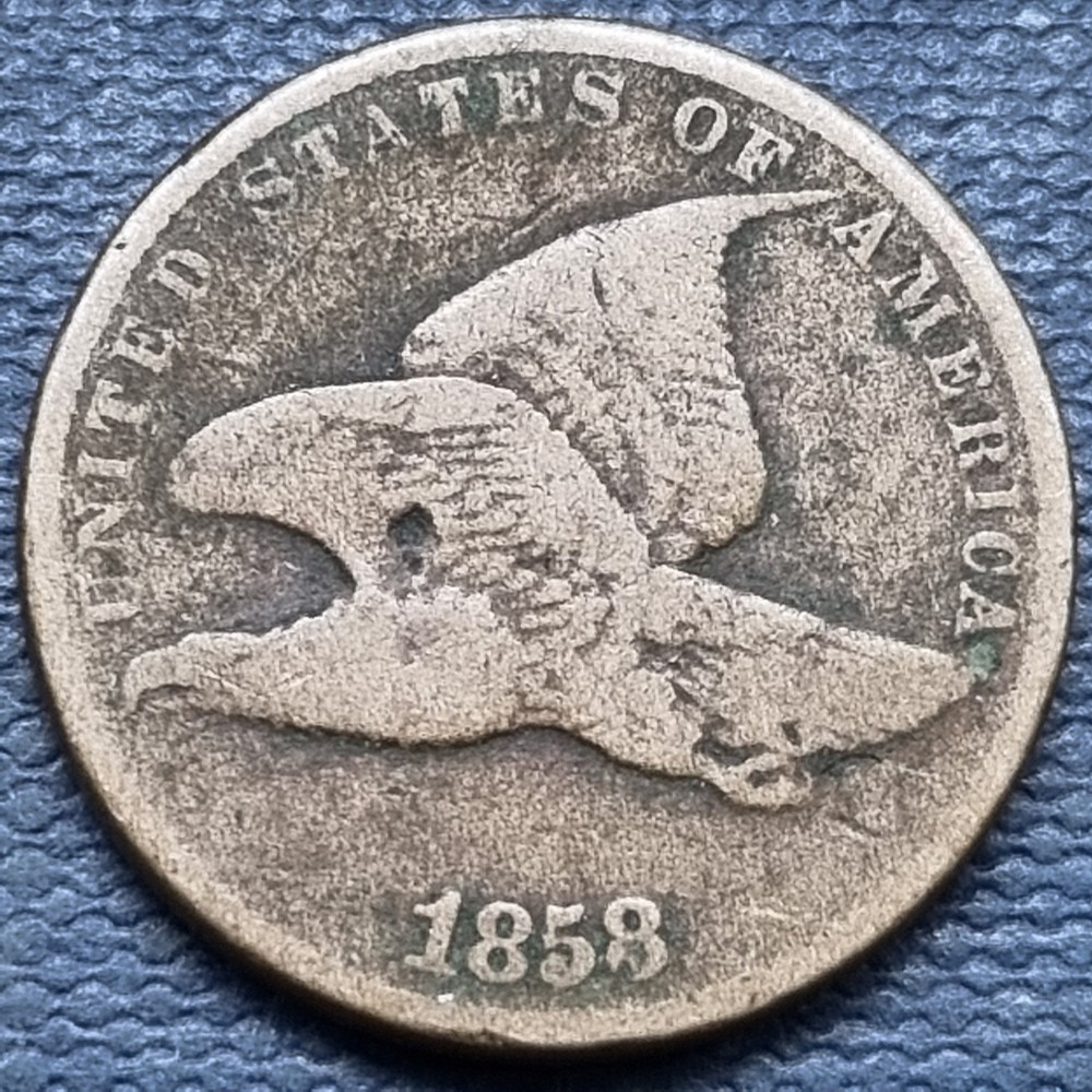 1858 Flying Eagle Cent 1c Better Grade #95875