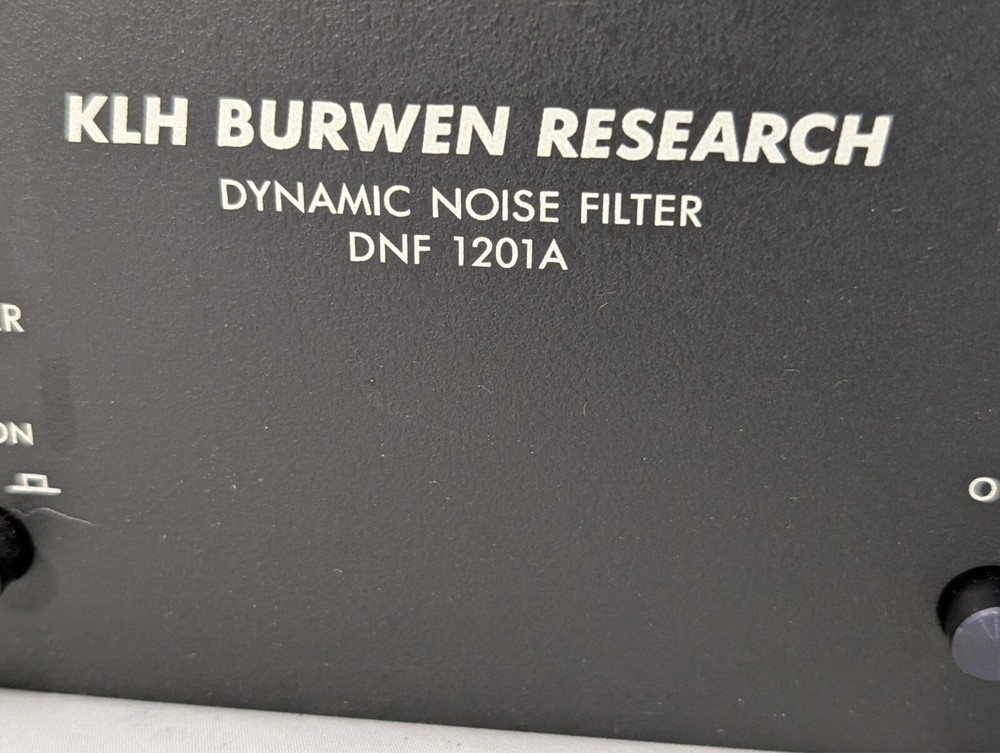 Burwen Research KLH DNF 1201A Dynamic Noise Reduction Filter
