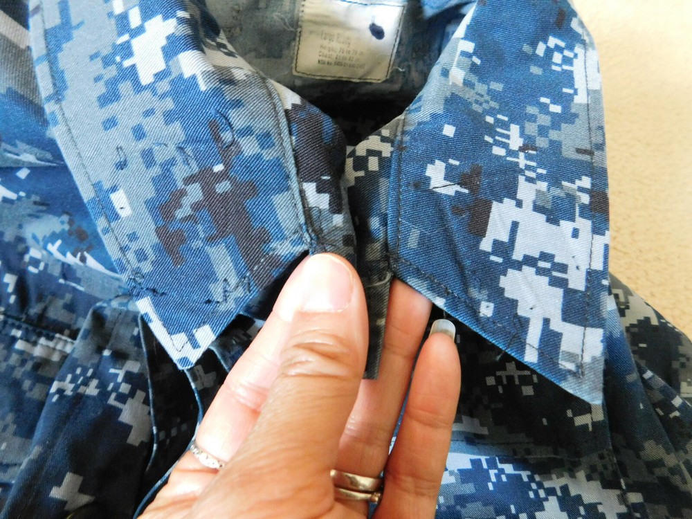 US NAVY WORKING BLOUSE COAT SIZE LARGE - X LONG