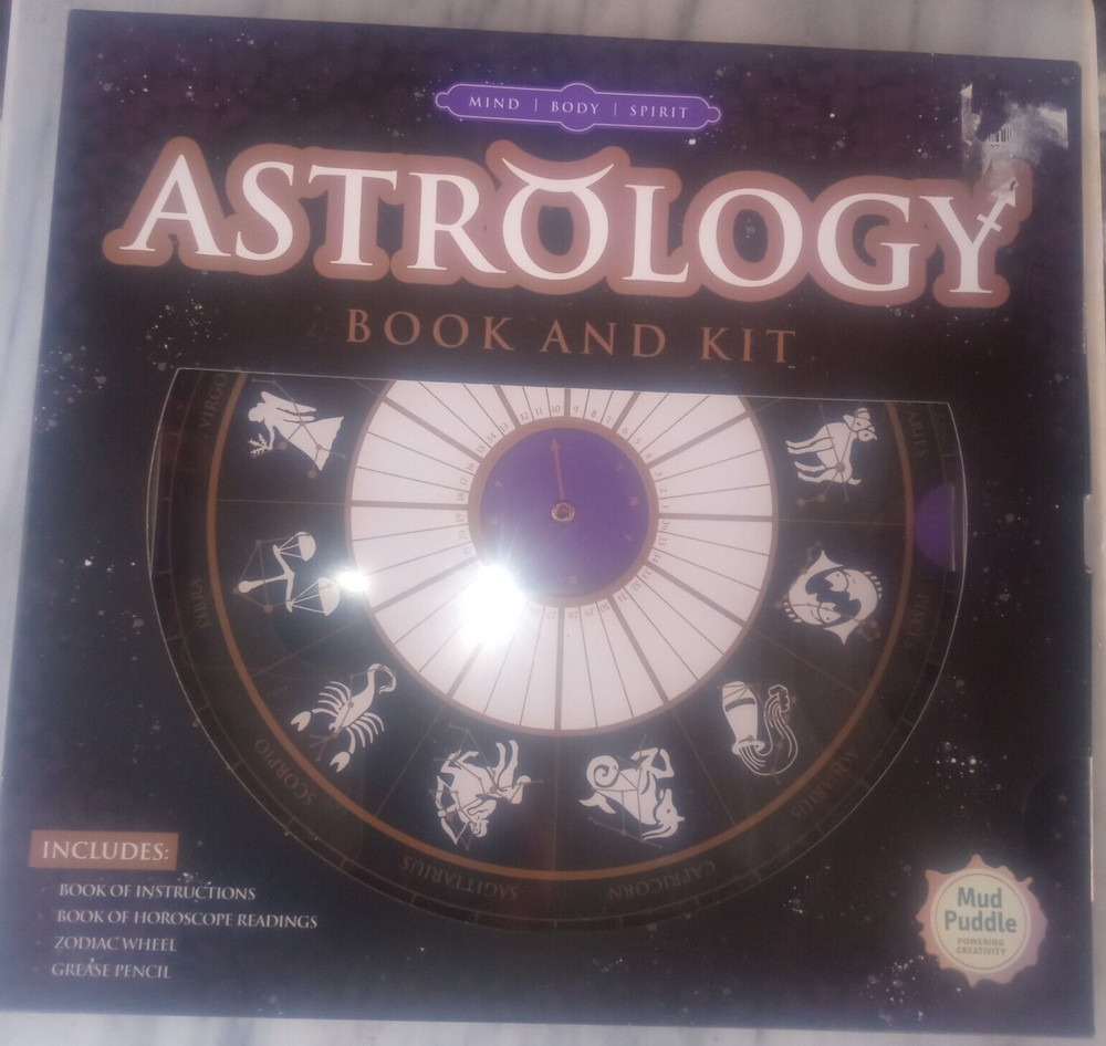 NEW SEALED ASTROLOGY BOOK & KIT Mud Puddle Games