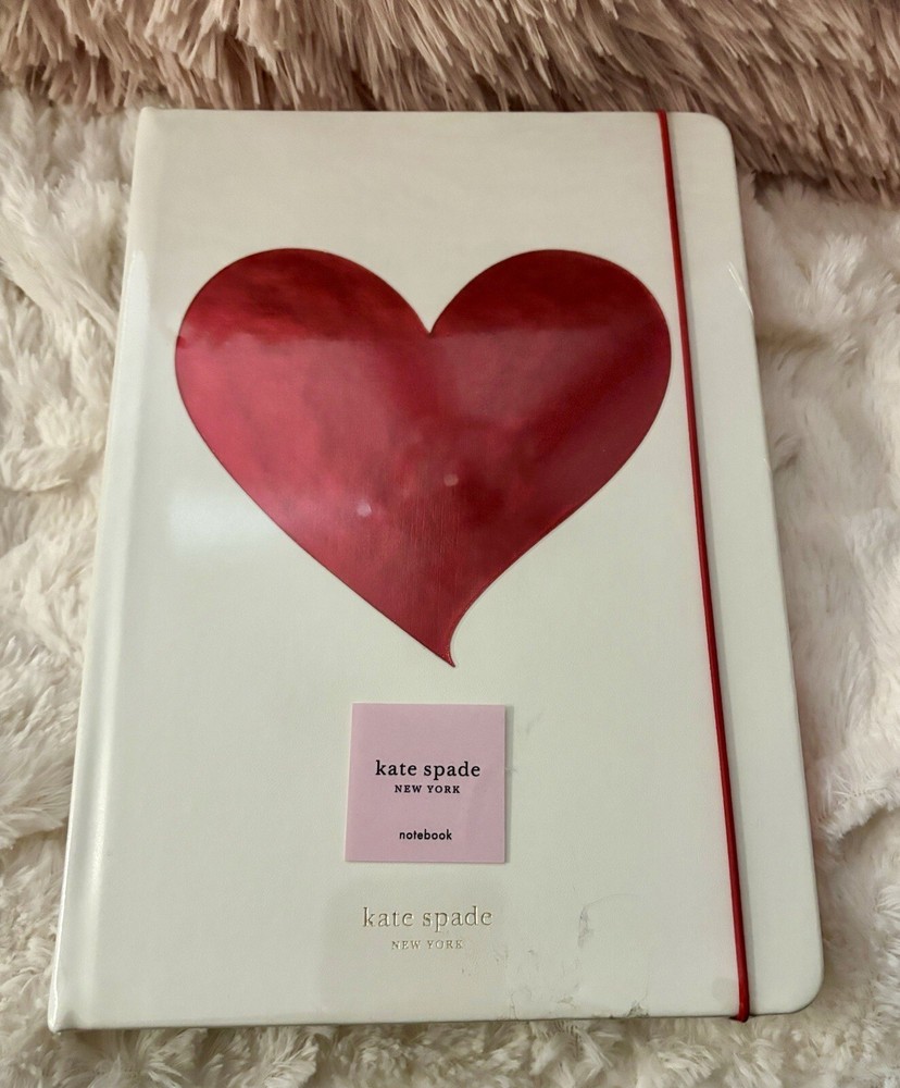 NEW Kate Spade Valentine's Day Take Note Large Notebook Journal