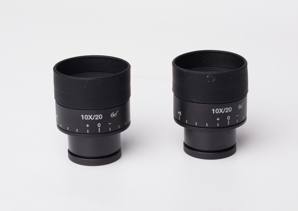 Pair Olympus 10X 20 Microscope Eyepieces 30mm