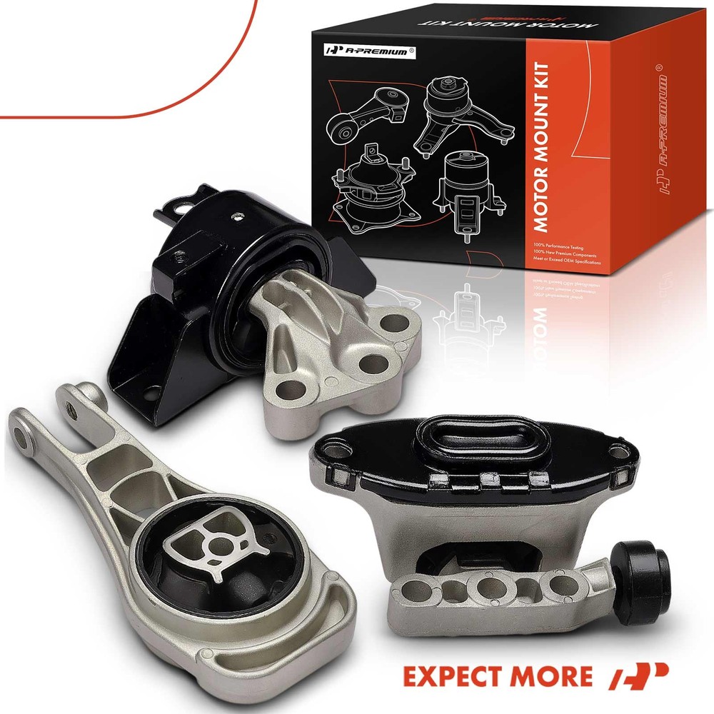 A-Premium 3x Engine Motor Mount Front & Transmission Mount Upper Lower for Chevy