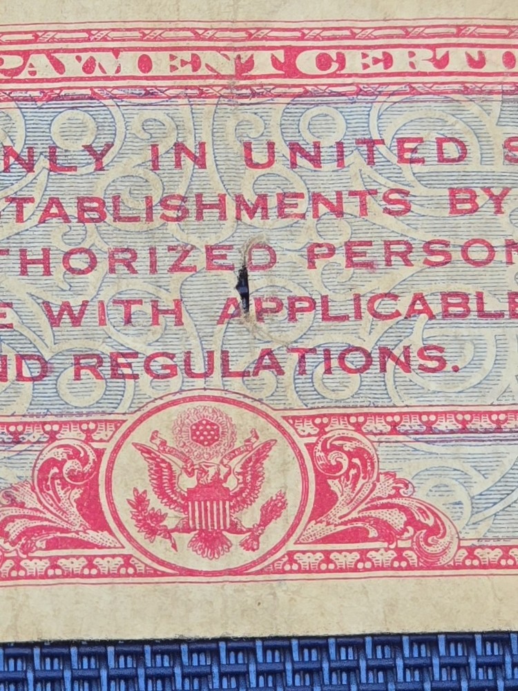 10 Cent Military Payment Certificate Banknote Series 471