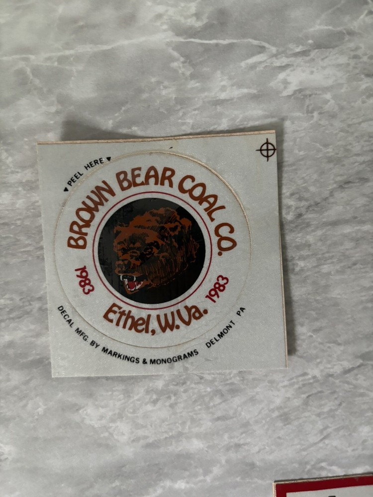 Coal Mining Stickers.Nice Older Coal Company