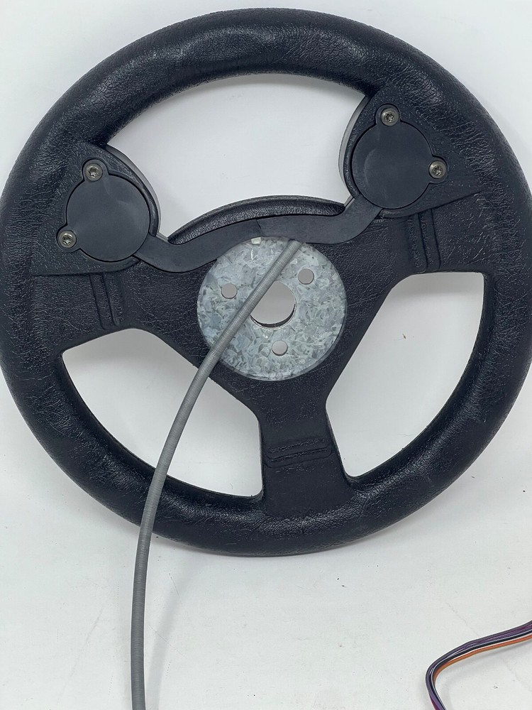 NOS Arcade steering wheel with 2 thumb buttons